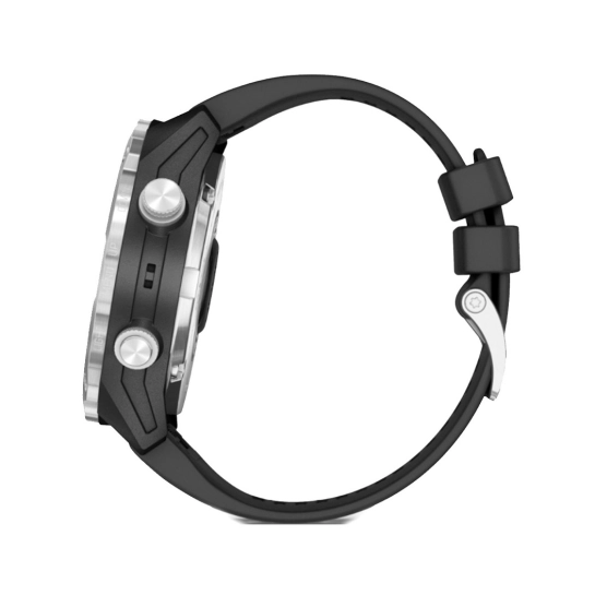 Смарт-годинник Garmin Descent Mk2 Stainless Steel with Black Band (010-02132-00/10)