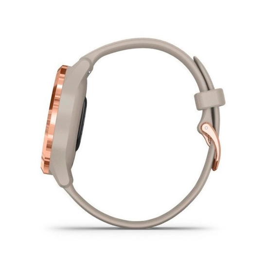 Смарт-годинник Garmin Vivomove 3s Rose Gold Stainless Steel Bezel w. Light Sand and Silicone B