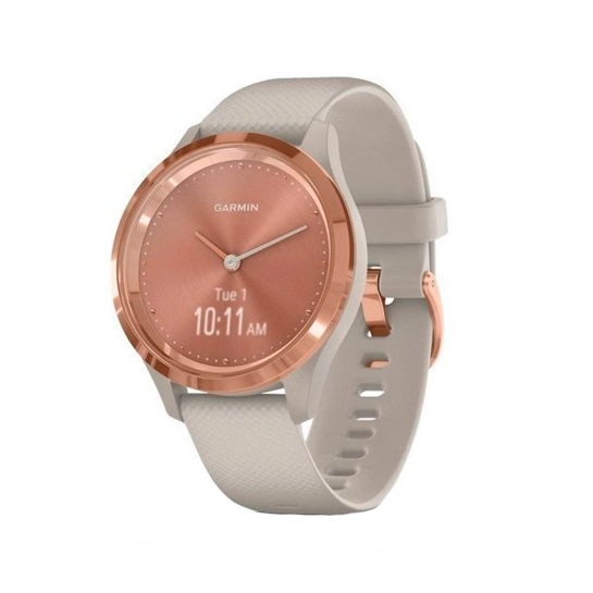 Смарт-годинник Garmin Vivomove 3s Rose Gold Stainless Steel Bezel w. Light Sand and Silicone B