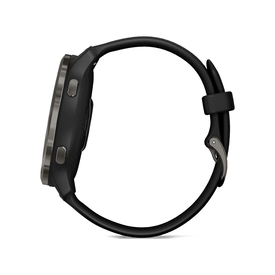 Смарт-годинник Garmin Venu 2 Slate Stainless Steel Bezel with Black Case and Silicone Band