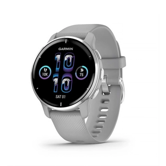 Смарт-годинник Garmin Venu 2 Plus Powder Grey Case
