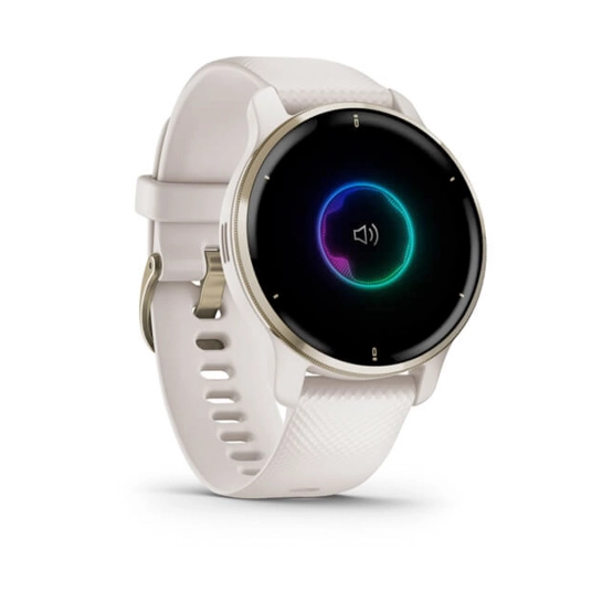 Смарт-годинник Garmin Venu 2 Plus Ivory Cream Gold