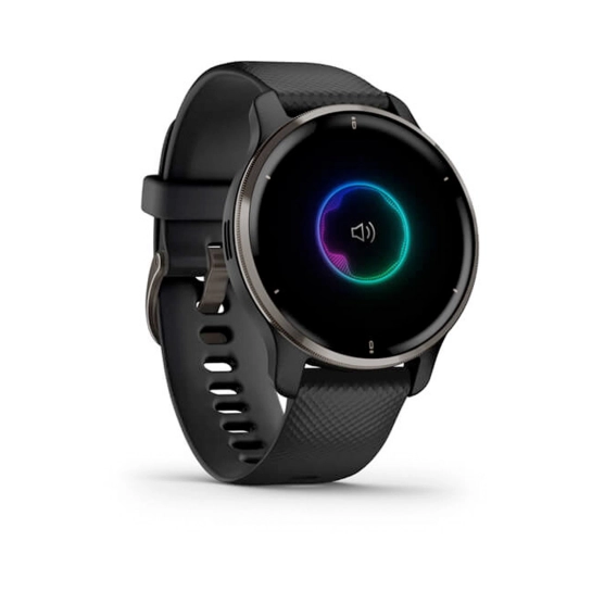 Смарт-годинник Garmin Venu 2 Plus Slate Stainless Steel Bezel