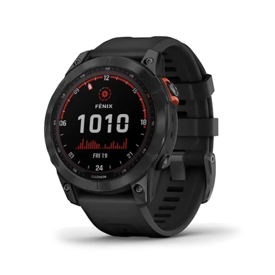 Смарт-годинник Garmin Fenix 7 Solar Slate Gray with Black Band