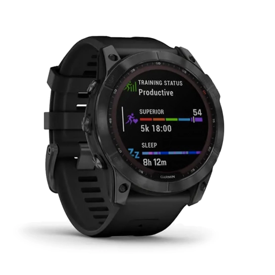 Смарт-годинник Garmin Fenix 7X Solar Slate Gray with Black Band