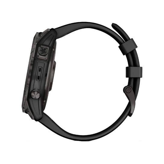 Смарт-годинник Garmin Fenix 7X Sapphire Solar Black DLC Titanium w. Black Band