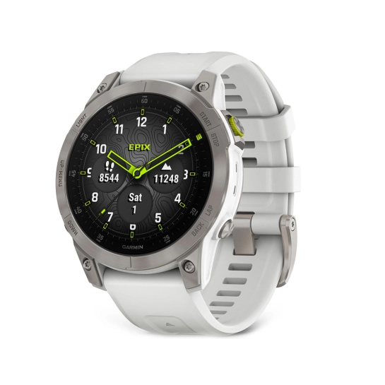 Смарт-годинник Garmin Epix (Gen 2) Sapphire White Titanium
