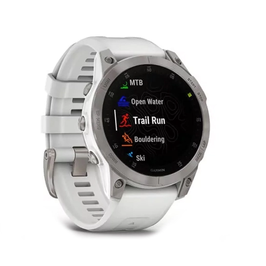 Смарт-годинник Garmin Epix (Gen 2) Sapphire White Titanium