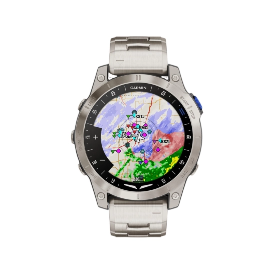 Смарт-годинник Garmin D2 Mach 1 Aviator Smartwatch with Vented Titanium Bracelet