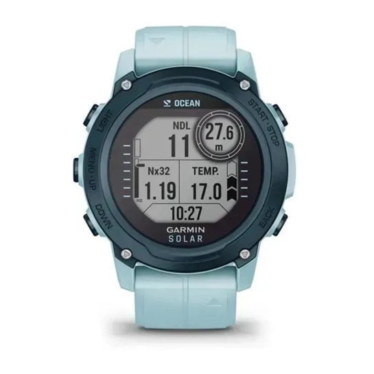 Смарт-годинник Garmin Descent G1 Solar Ocean Edition Azure (010-02604-04/14)