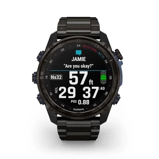 Смарт-годинник Garmin Descent MK3i 51mm Carbon Gray DLC Titanium with DLC Titanium Band (010-02752-13/14)