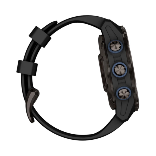 Смарт-годинник Garmin Descent Mk3i 43 mm Carbon Gray DLC Titanium w. Black Silicone Band (010-02753-10/11)