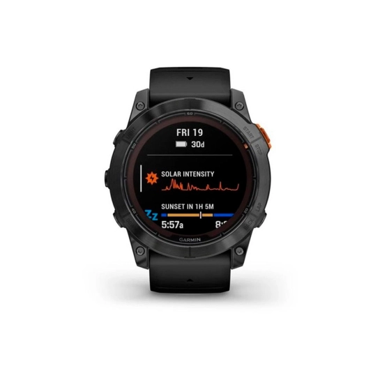 Смарт-годинник Garmin Fenix 7X Pro Solar Slate Gray w. Black Band