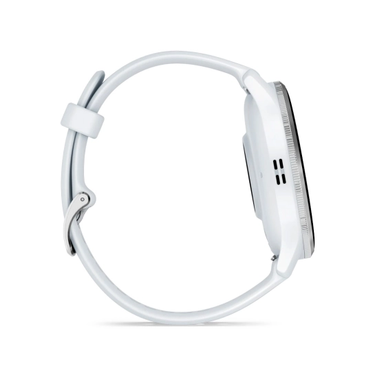 Смарт-годинник Garmin Venu 3 Silver Stainless Steel Bezel with Whitestone Case and Silicone Band (010-02784-00)