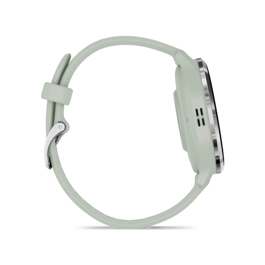 Смарт-годинник Garmin Venu 3S Silver Stainless Steel Bezel with Sage Gray Case and Silicone Band