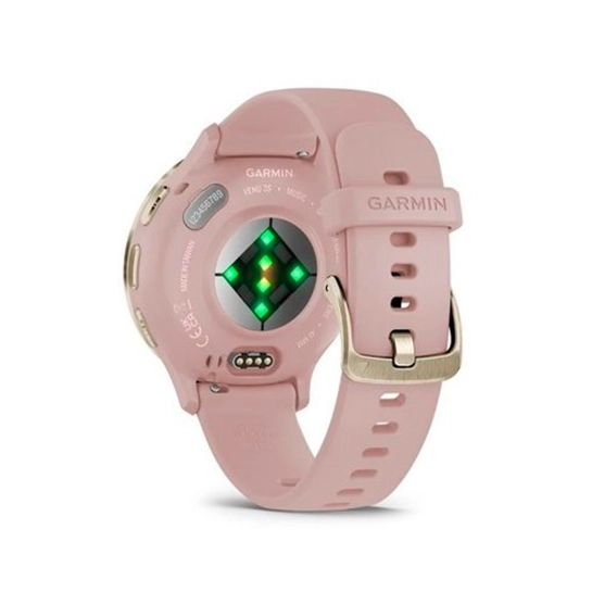 Смарт-годинник Garmin Venu 3S Soft Gold Stainless Steel Bezel with Dust Rose Case and Silicone Band