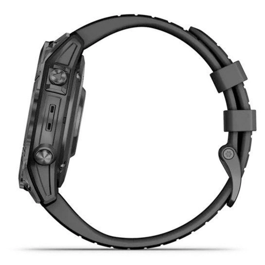 Смарт-годинник Garmin Epix Pro Gen 2 Standard Edition 47mm Slate Gray with Black Band (010-02803-00/01)