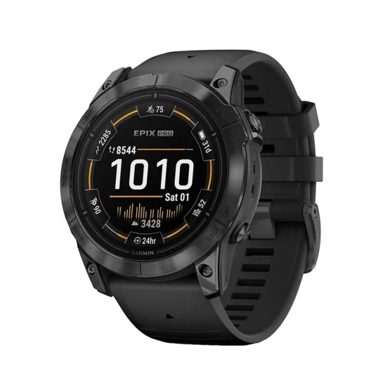 Смарт-годинник Garmin Epix Pro Gen 2 Standard Edition 51mm Slate Gray with Black Band (010-02804-20/21)