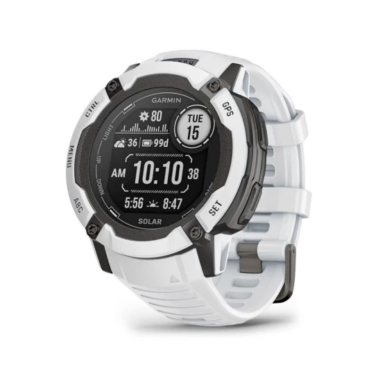 Смарт-годинник Garmin Instinct 2X Solar Whitestone