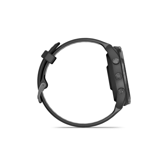 Смарт-годинник Garmin Forerunner 965 Carbon Gray Garmin Forerunner 965 Carbon Gray DLC Titanium Bezel with Black Case and Black/Powder Gray Silicone Band