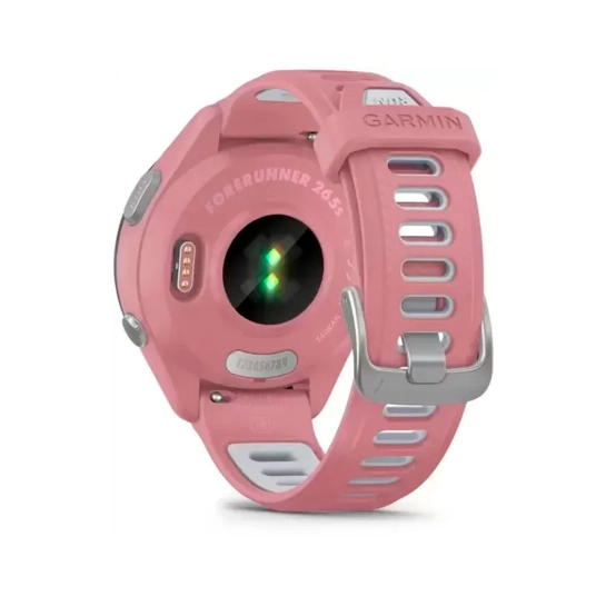 Смарт-годинник Garmin Forerunner 265S Black Bezel w. Light Pink Case and Light Pink/Whitestone S. Band