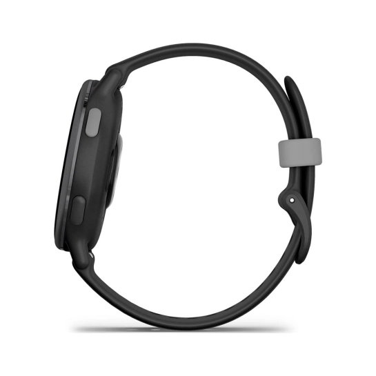 Смарт-годинник Garmin Vivoactive 5 Slate Aluminum Bezel with Black Case and Silicone Band (010-02862-10)