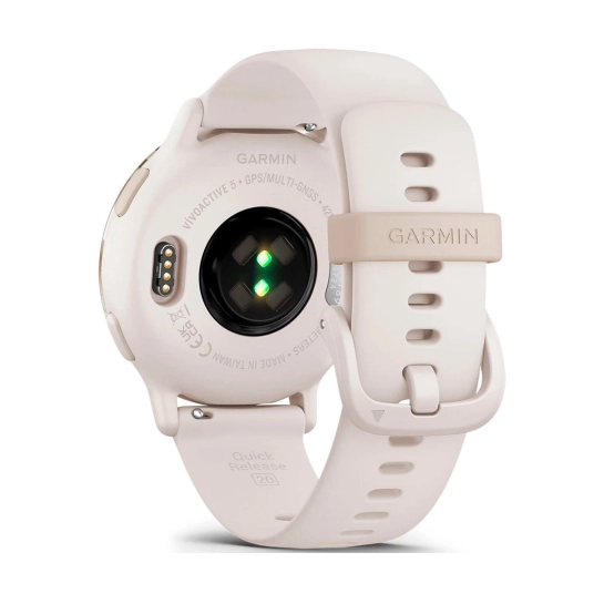 Смарт-годинник Garmin Vivoactive 5 Cream Gold Aluminum Bezel with Ivory Case and Silicone Band (010-02862-11/51)