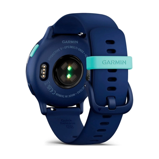 Смарт-годинник Garmin Vivoactive 5 Metallic Navy Aluminum Bezel with Navy Case and Silicone Band (010-02862-12/52)