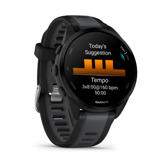 Смарт-годинник Garmin Forerunner 165 Black/Slate Gray