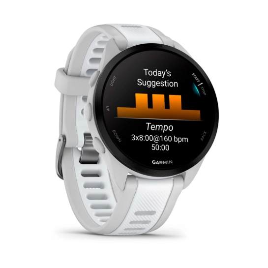 Смарт-годинник Garmin Forerunner 165 Music Mist Gray/Whitestone