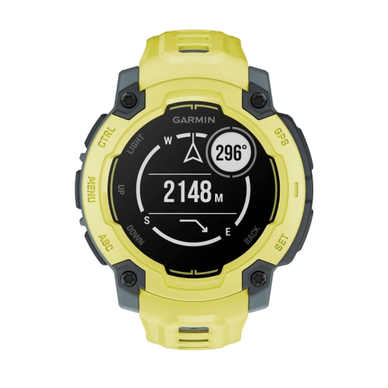Смарт-годинник Garmin Instinct E 45mm Electric Lime with Electric Lime Band (010-02933-01)