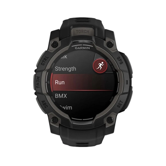 Смарт-годинник Garmin Instinct 3 45mm AMOLED Black with Black Band (010-02936-00)