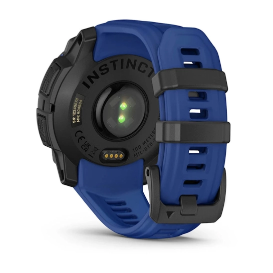 Смарт-годинник Garmin Instinct 3 45mm AMOLED Black with Blue Band (010-02936-03/43)
