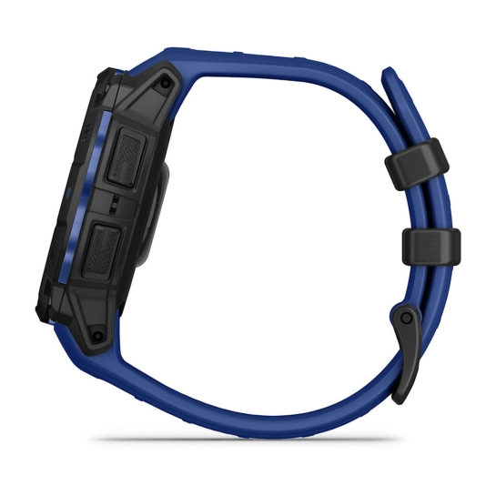 Смарт-годинник Garmin Instinct 3 45mm AMOLED Black with Blue Band (010-02936-03/43)