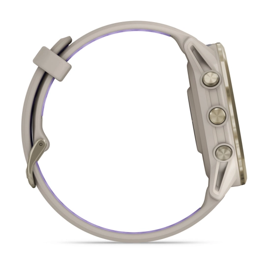 Смарт-годинник Garmin Forerunner 970 Soft Gold Titanium w. French Gray C. and French Gray/T. Indigo Band (010-02969-02/12)