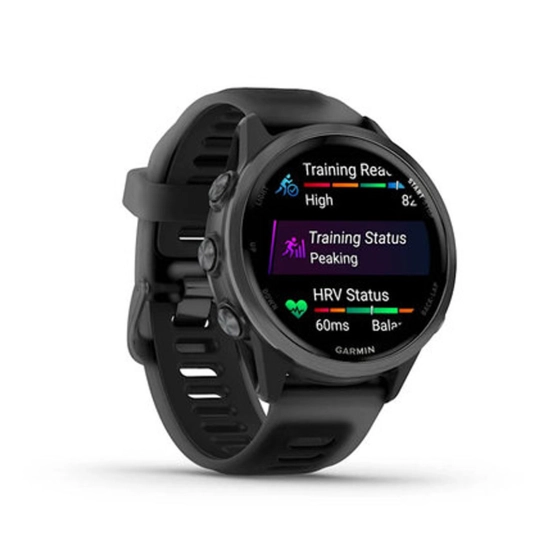 Смарт-годинник Garmin Forerunner 570 42mm Slate Gray Aluminum w. Translucent Black/Black Band (010-02970-00)