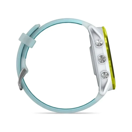 Смарт-годинник Garmin Forerunner 570 47mm Amp Yellow Aluminum w. Translucent Whitestone/Turquoise Band (010-02971-01)