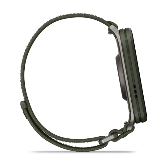 Смарт-годинник Garmin Venu X1 Moss with Titanium Caseback and Moss ComfortFit Nylon Band (010-02980-01/03)
