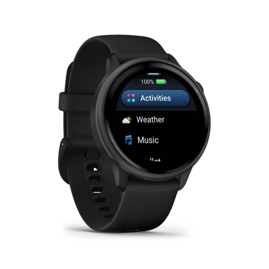 Смарт-годинник Garmin Vivoactive 6 Slate with Black Band (010-02985-00)