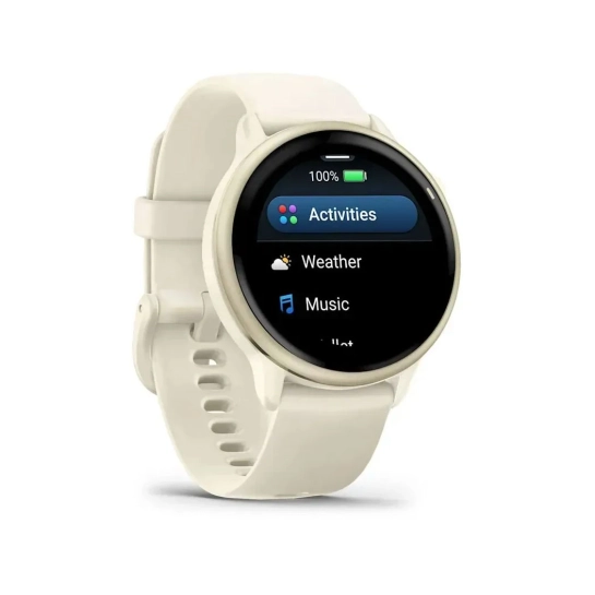 Смарт-годинник Garmin Vivoactive 6 Lunar Gold with Bone Band (010-02985-01)