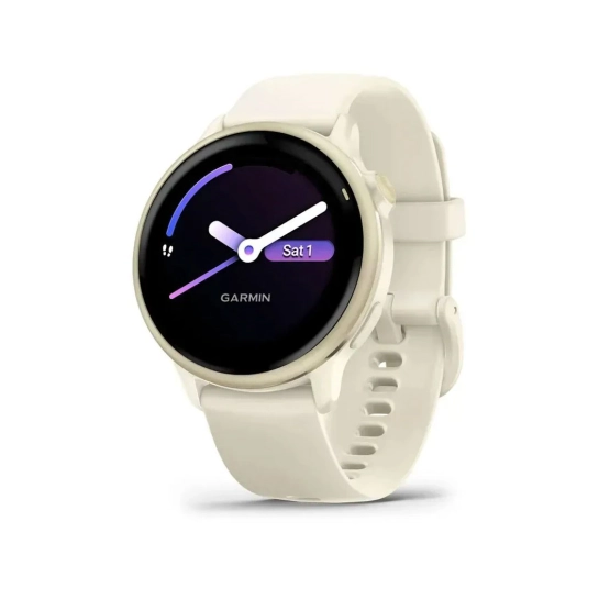 Смарт-годинник Garmin Vivoactive 6 Lunar Gold with Bone Band (010-02985-01)