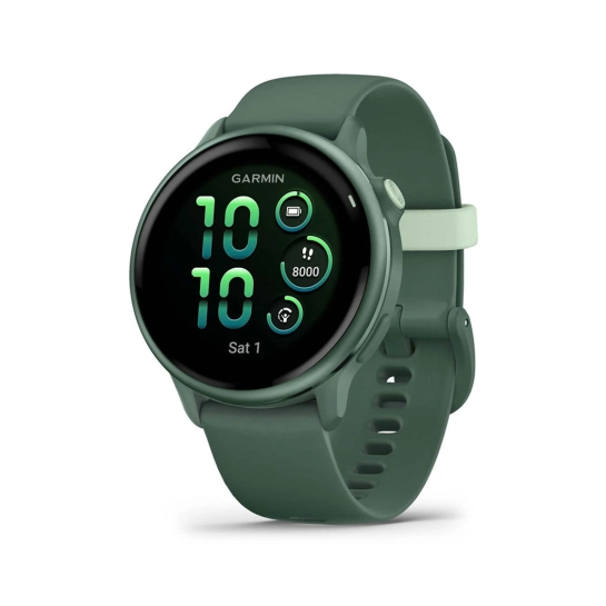 Смарт-годинник Garmin Vivoactive 6 Metallic Jasper Green with Jasper Green Band (010-02985-02)