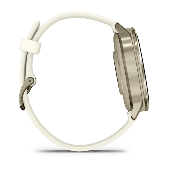Смарт-годинник Garmin Venu 4 41 mm Lunar Gold with Bone Silicone Band (010-03013-00)