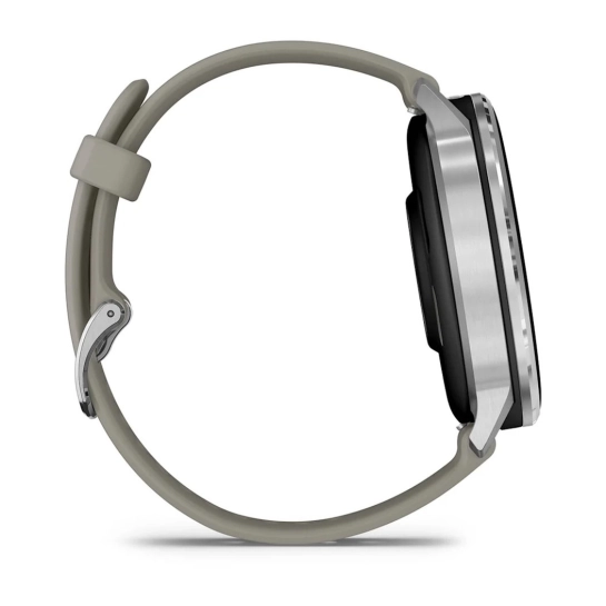 Смарт-годинник Garmin Venu 4 45 mm Silver with Silver Gray Silicone Band (010-03014-01)