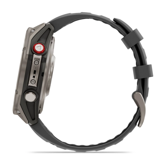 Смарт-годинник Garmin Fenix 8 Pro 47 mm AMOLED Titanium with Graphite/Black (010-03198-10/11)