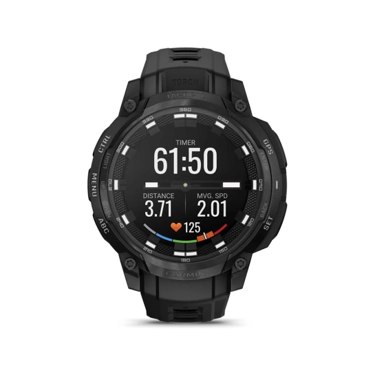 Смарт-годинник Garmin Instinct Crossover AMOLED Tactical Edition Black (010-03398-02/42)
