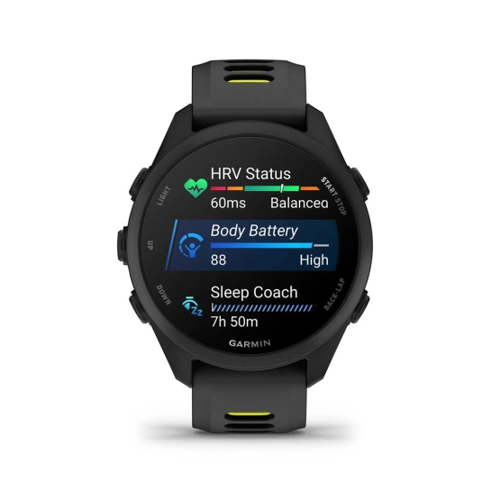 Смарт-годинник Garmin Forerunner 170 Music Black with Black/Amp Yellow Band (010-03920-10)
