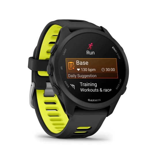 Смарт-годинник Garmin Forerunner 170 Music Black with Black/Amp Yellow Band (010-03920-10)