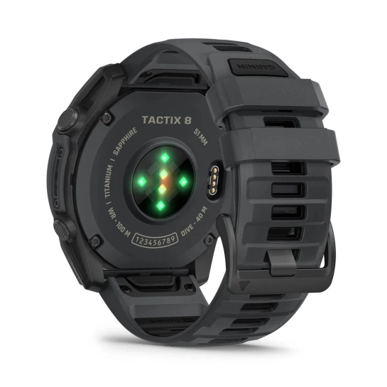 Смарт-годинник Garmin tactix 8 - 51 mm AMOLED Cerakote Slate Grey w. Applied Ballistics Ultralight (010-04553-00/01)