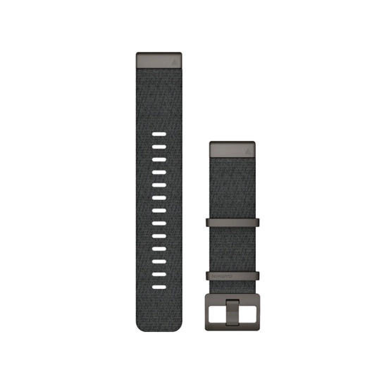 Ремінець Garmin QuickFit 22 Watch Bands Jacquard-weave Nylon Strap Heathered Black